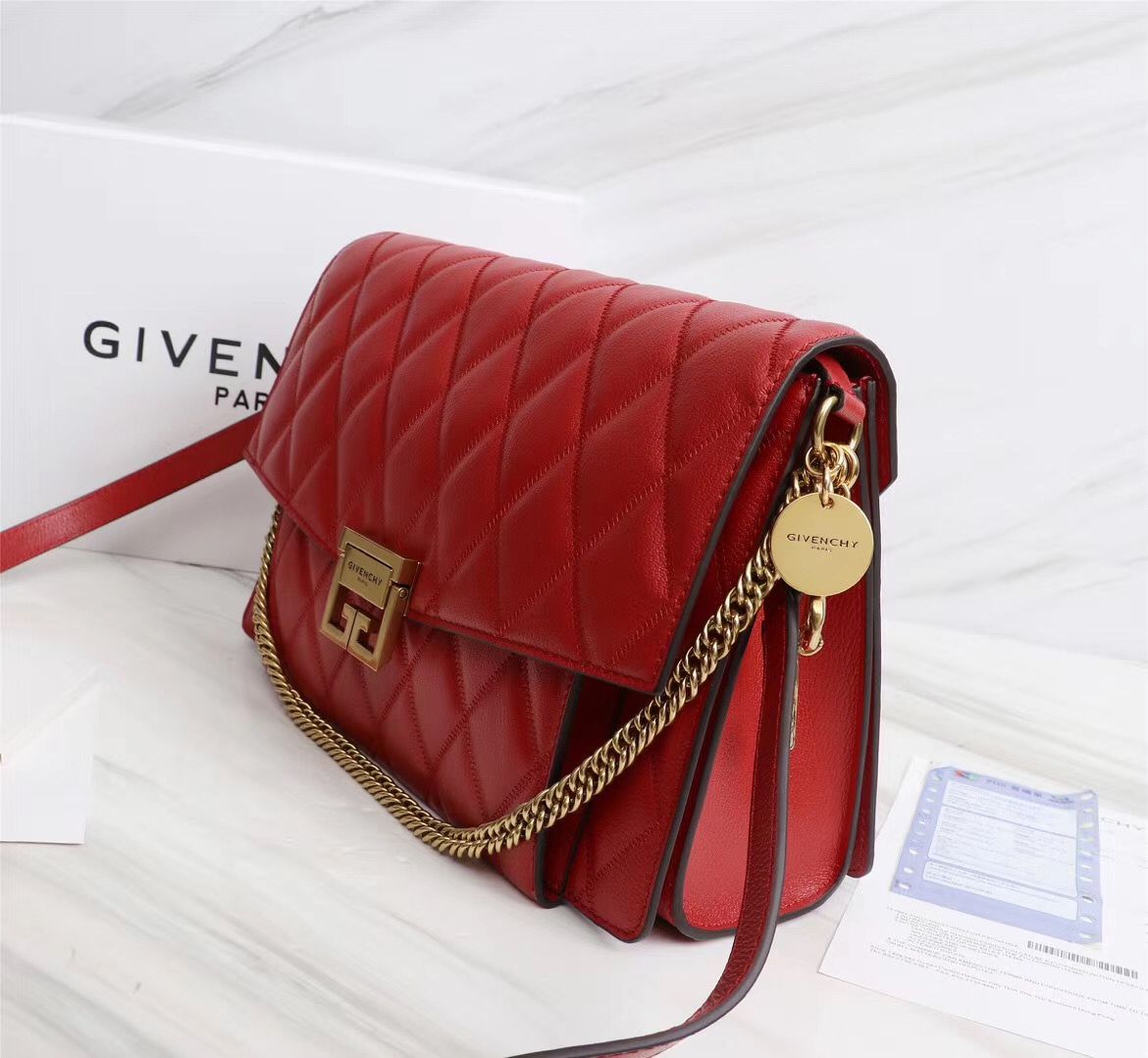 Givenjy  Bag Red  2 Size's