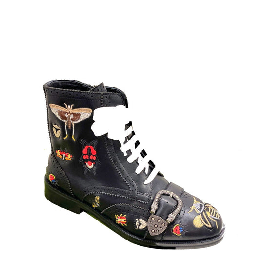 GU Boots Embroidered