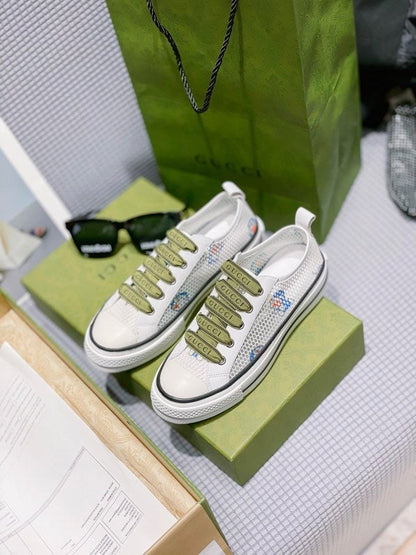 GU Sneakers Mesh Low White