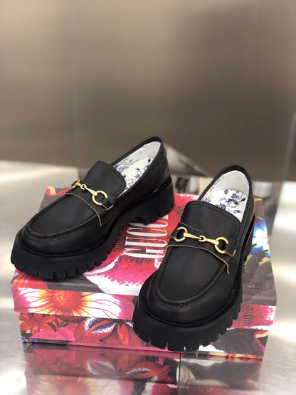 GU Shoes Platform Loafer Lug Sole