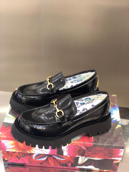 GU Shoes Platform Loafer Lug Sole