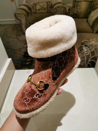 GU UGG Boots Warm Brown