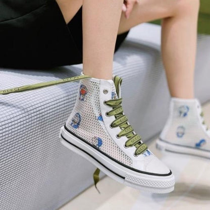 GU Sneakers Mesh Low High
