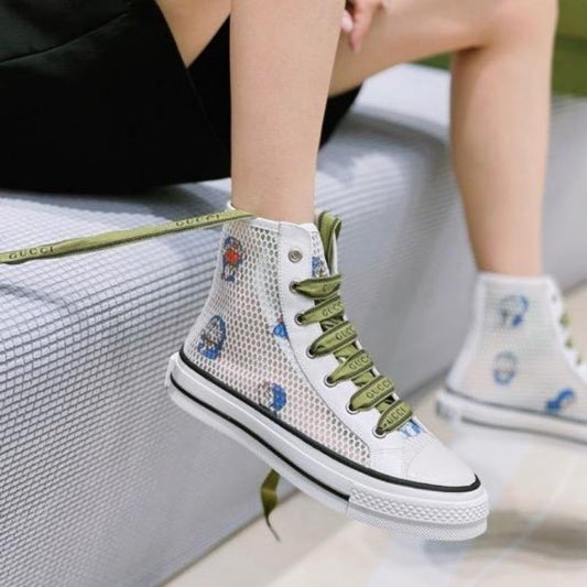 GU Sneakers Mesh Low High