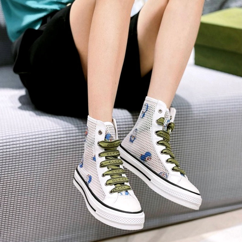 GU Sneakers Mesh Low High