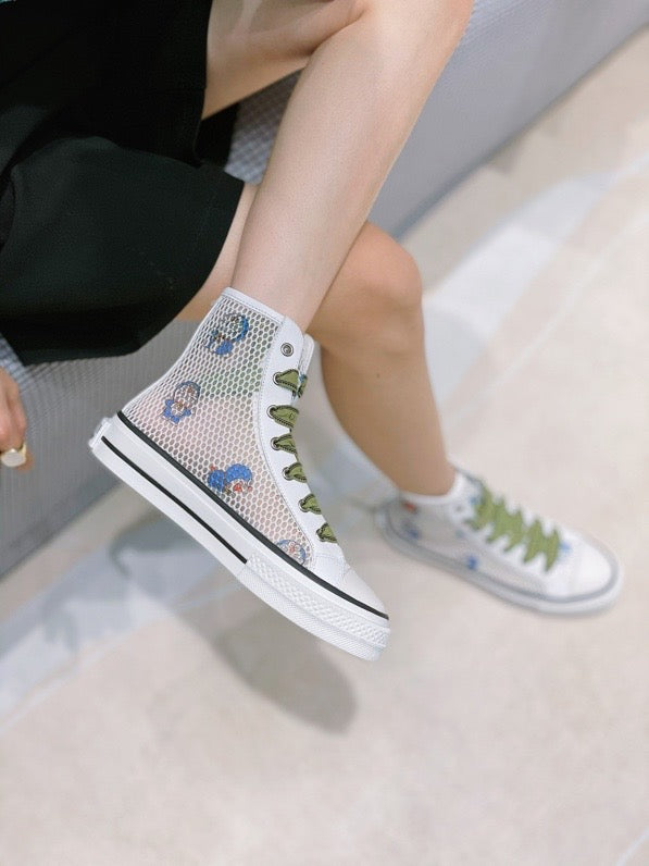 GU Sneakers Mesh Low High