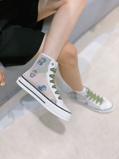 GU Sneakers Mesh Low High