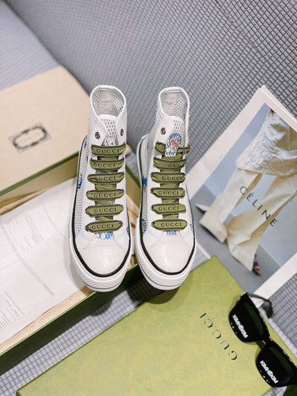 GU Sneakers Mesh Low High