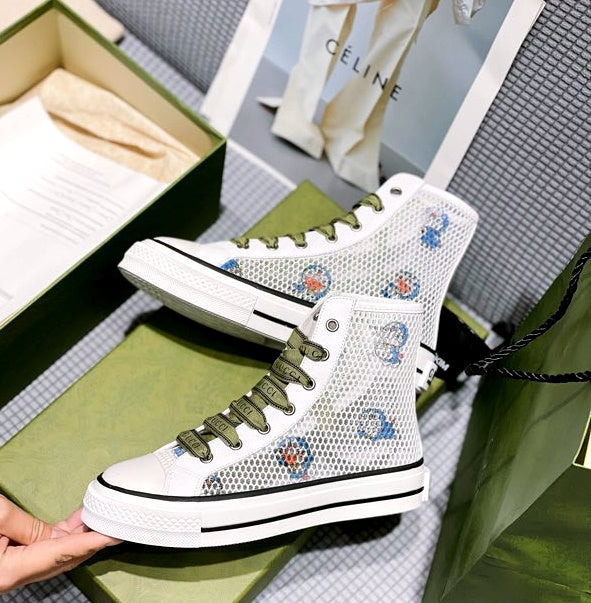 GU Sneakers Mesh Low High