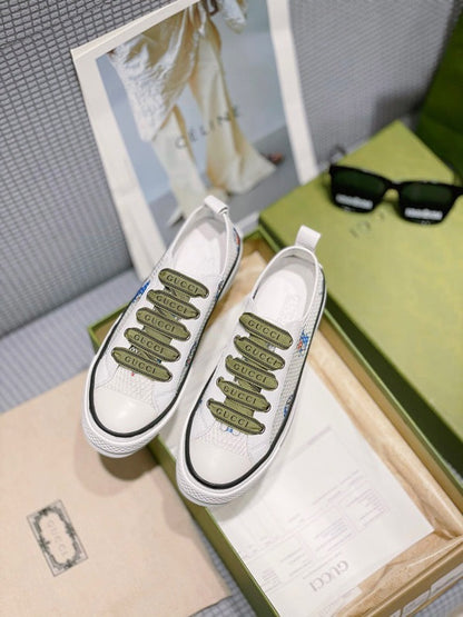 GU Sneakers Mesh Low White