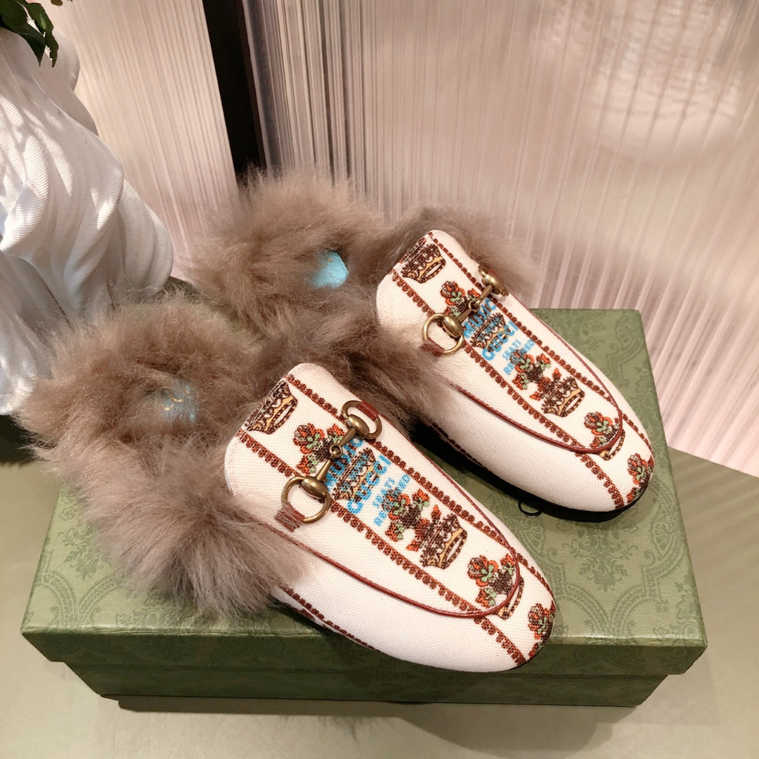 GU Mule Princetown Slippers