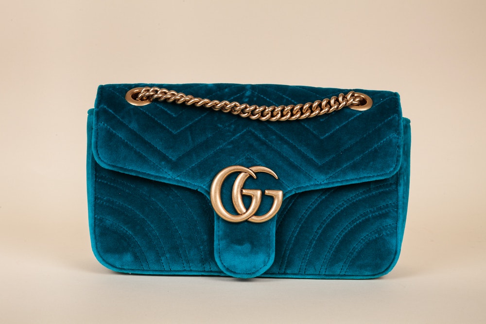 GU Bag Marmont  Velvet Shoulder 26 CM 4 color 's