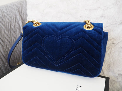 GU Bag Marmont  Velvet Shoulder 26 CM 4 color 's