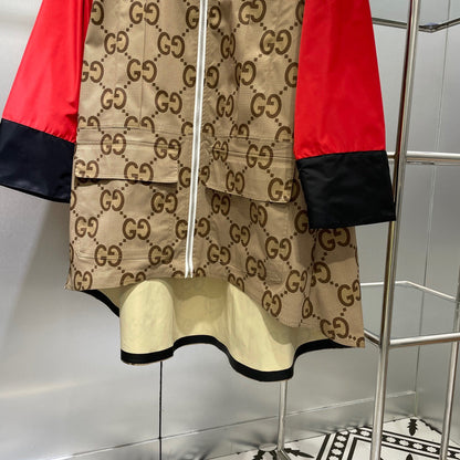 GU Jacket Hoodie Logo Tiger Anorak