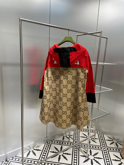 GU Jacket Hoodie Logo Tiger Anorak