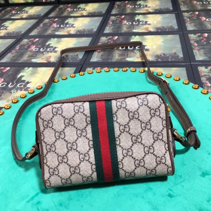 GU Ophid Leather Bag Purse