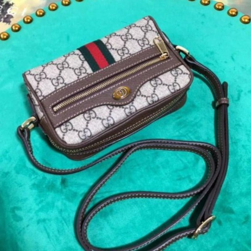 GU Ophid Leather Bag Purse