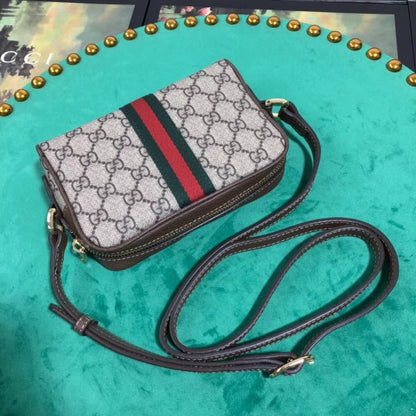 GU Ophid Leather Bag Purse