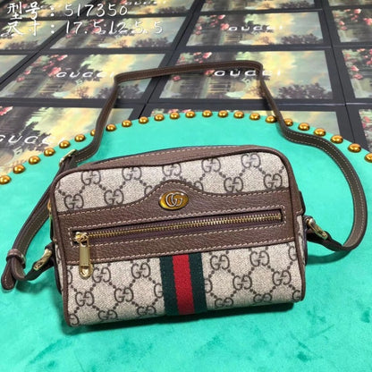GU Ophid Leather Bag Purse