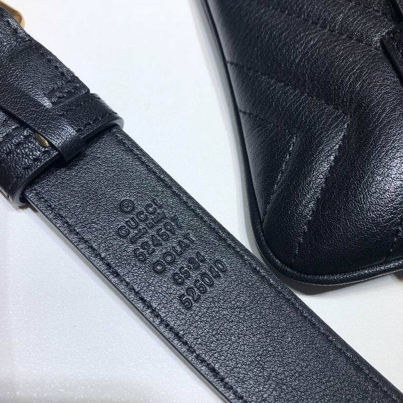 GU Leather Belt Bag Set