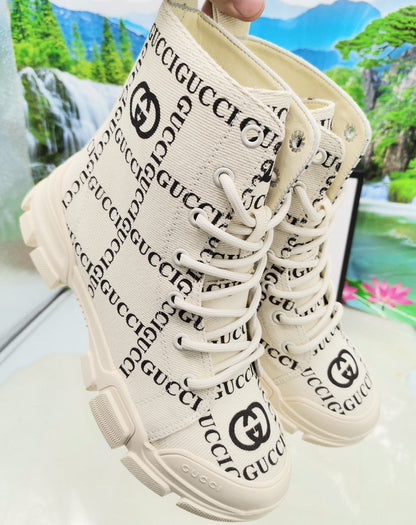 GU Boots White