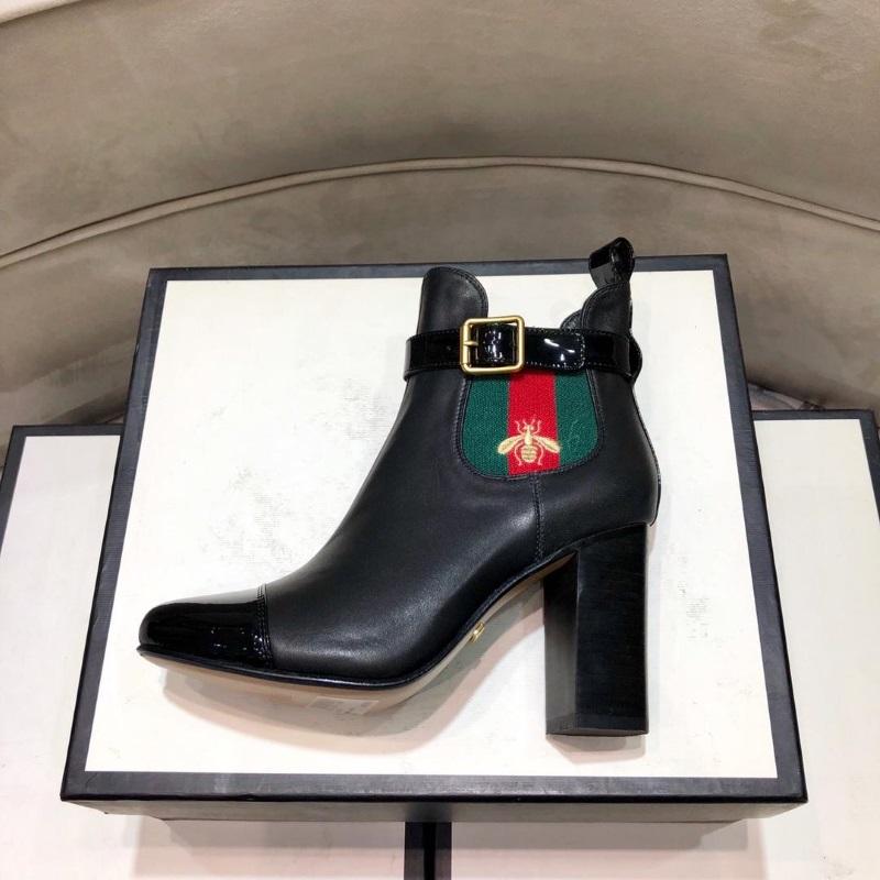 gucci boots heels