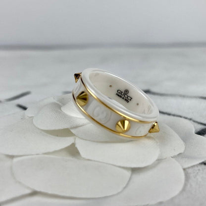 GU Fashion Rings White