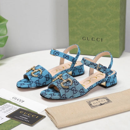 GU Sandals Monogram  2 Color 's Mule