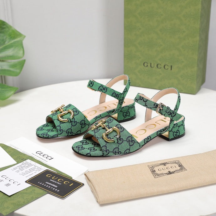 GU Sandals Monogram  2 Color 's Mule