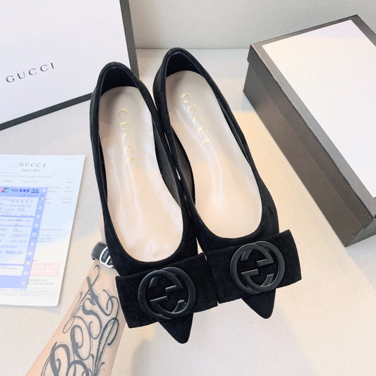 GU Shoes Black Flat