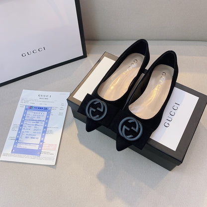GU Shoes Black Flat
