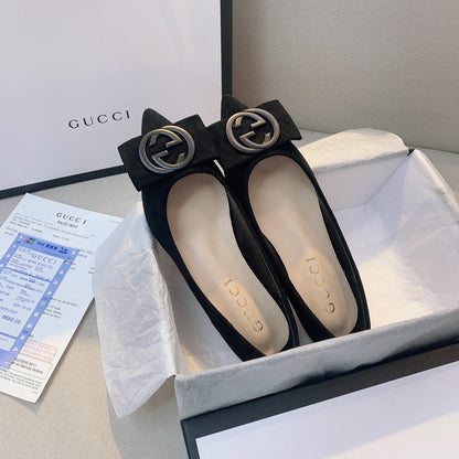 GU Shoes Black Flat