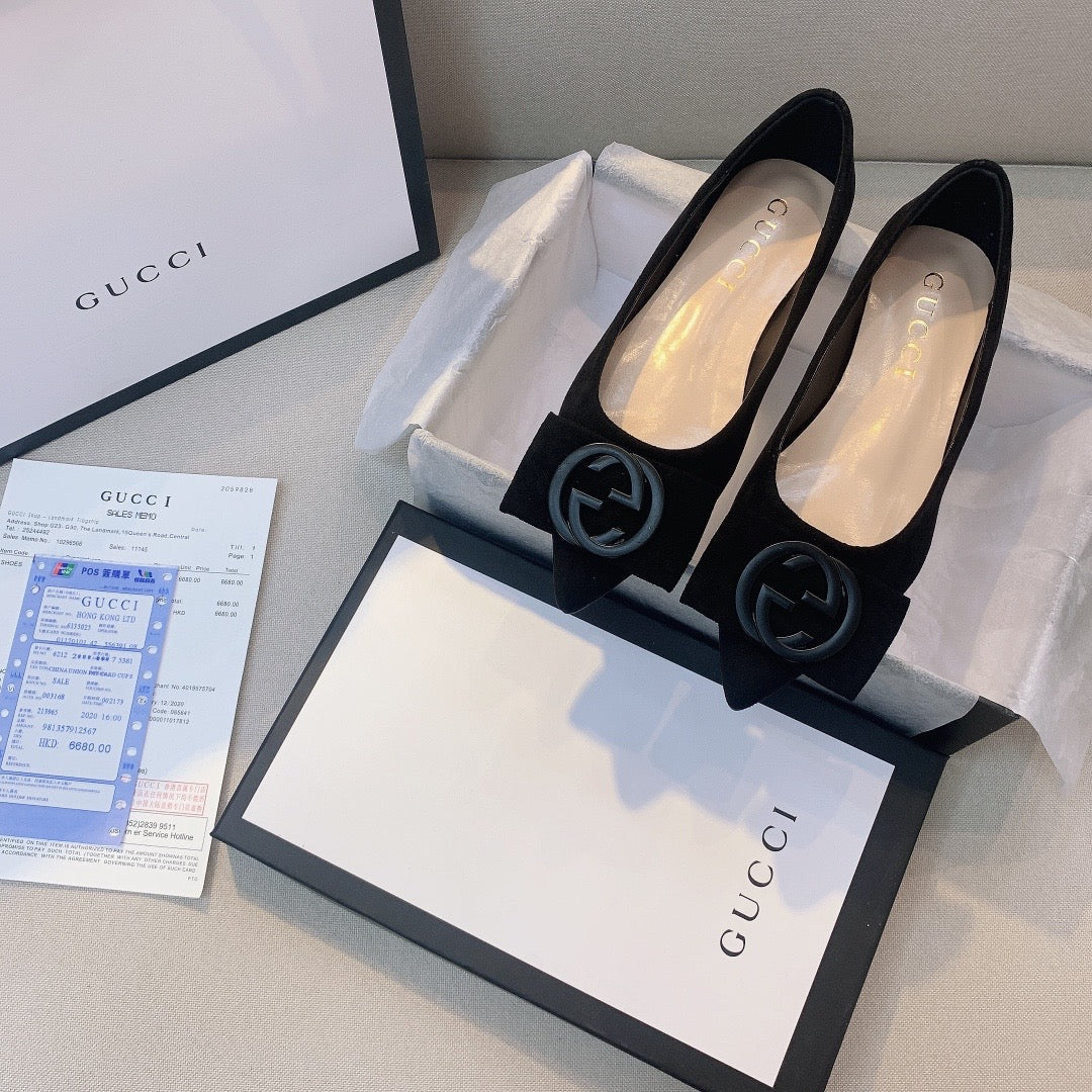 GU Shoes Black Flat