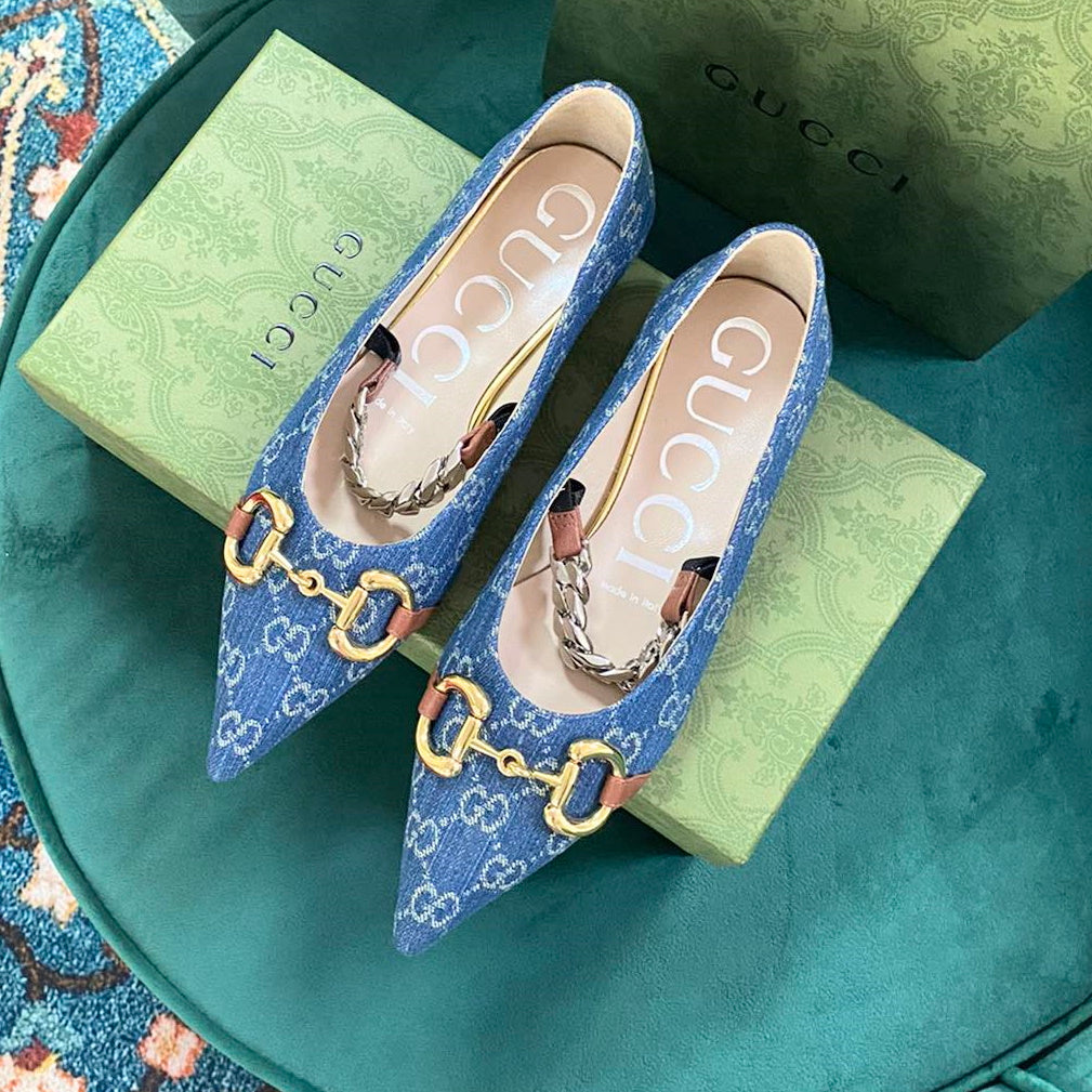 GU Shoes Flat Ballet  2 Color 's Mule