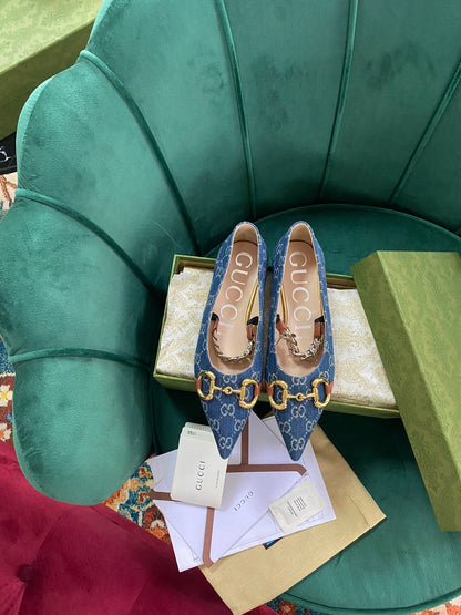 GU Shoes Flat Ballet  2 Color 's Mule