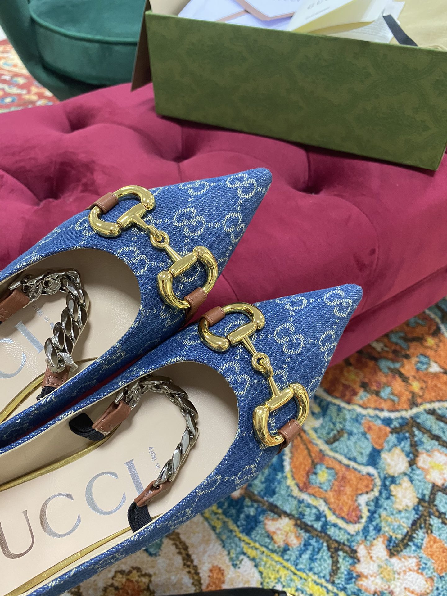 GU Shoes Flat Ballet  2 Color 's Mule