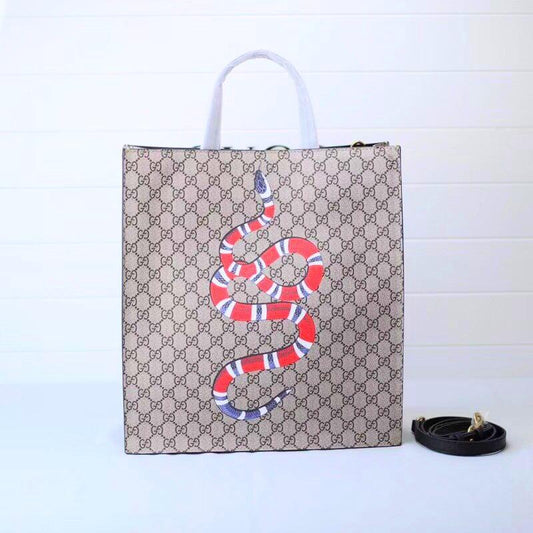 Bee print soft GG Supreme tote