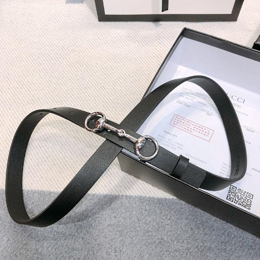 GU Belt leather Black