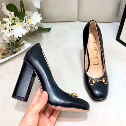 GU Shoes Pumps Black Heels