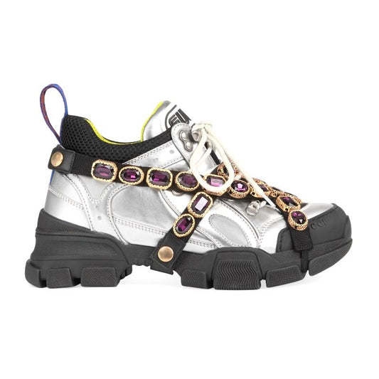 GU Sneakers Crystal Silver