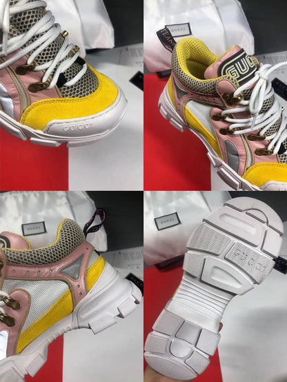 GU Sneakers Yellow Grey