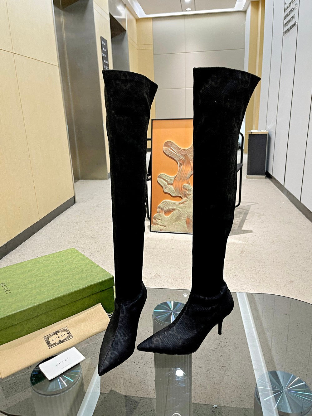 GU Boots High Above Knee 2 Style 's 2 Color's
