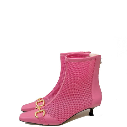 GU Boots Low Heels Mesh