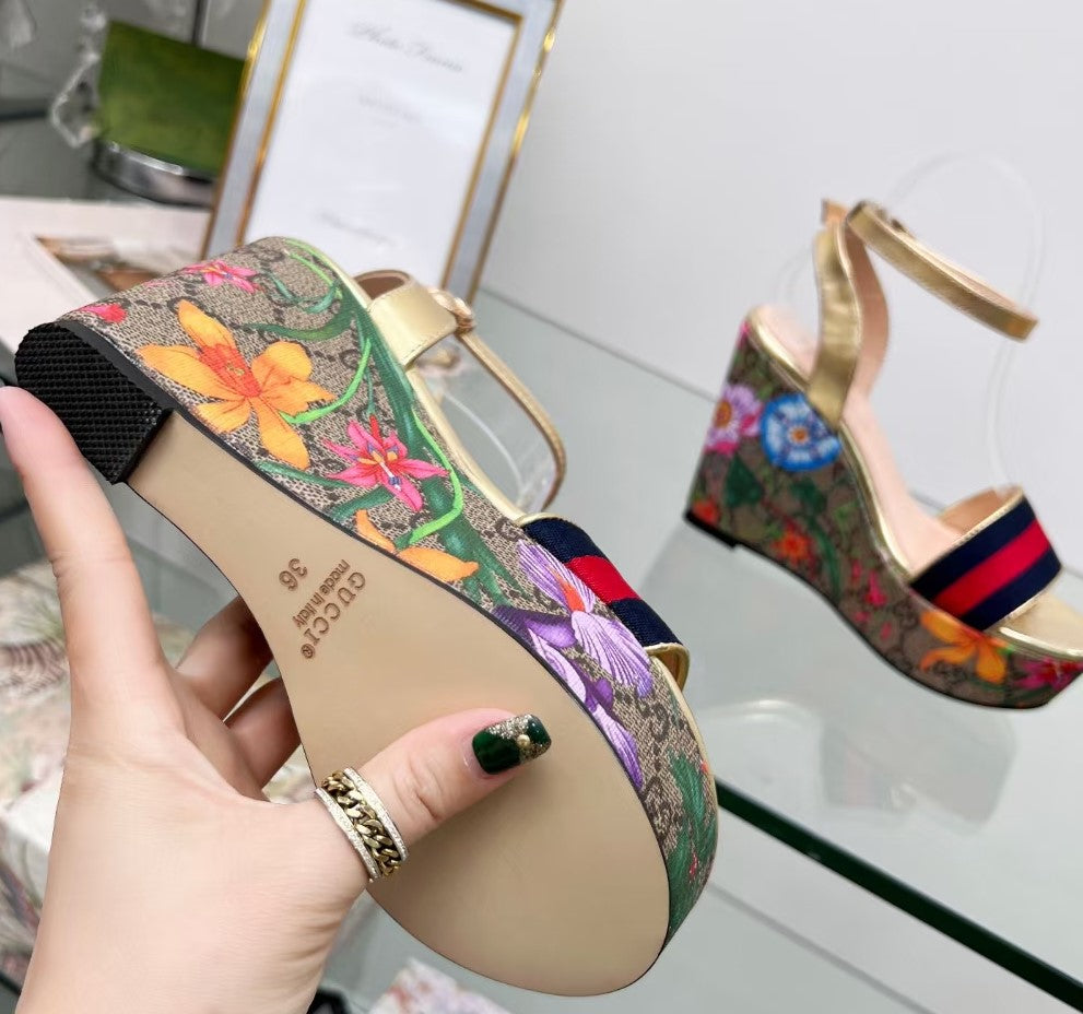 GU Sandals Wedge Platform