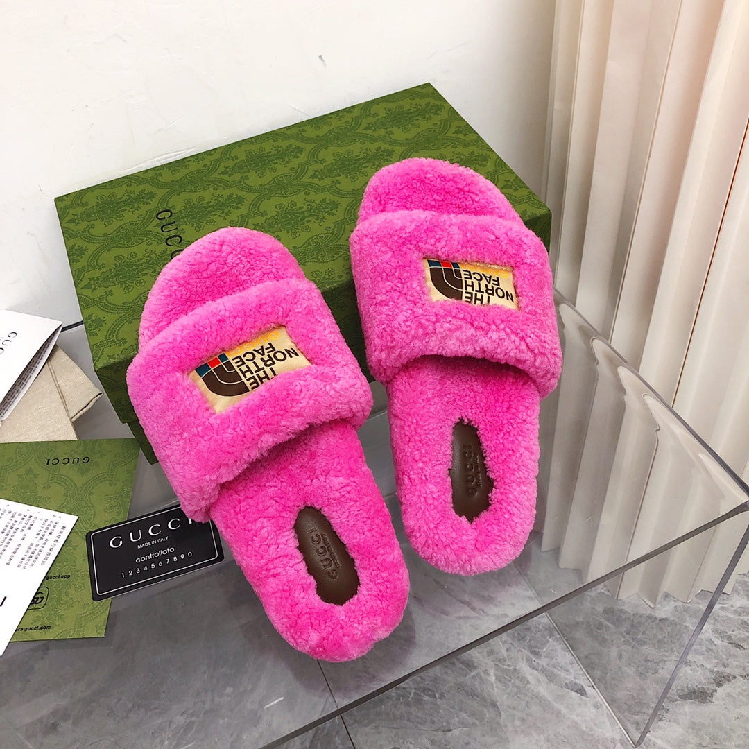 GU   Slippers  Fur