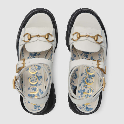 GU  Sandals  Platform Wedge White