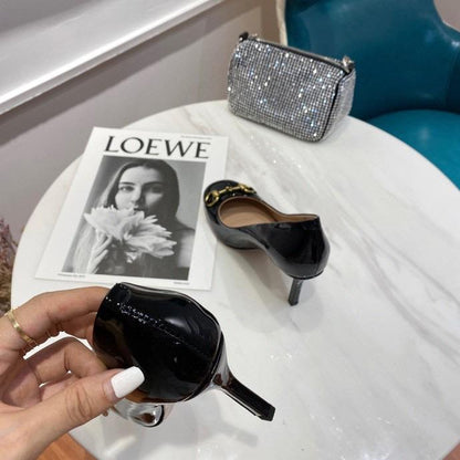 GU Shoes Black Heels