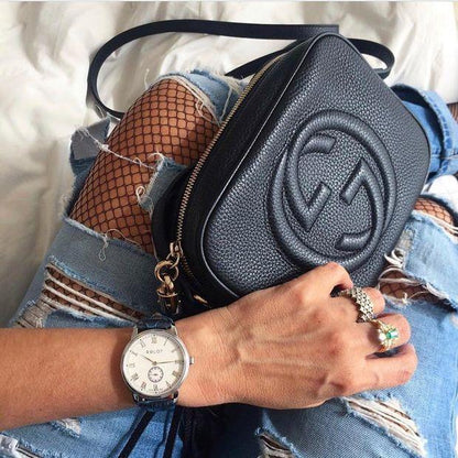 GU Smal Bag Soho Disco Black White