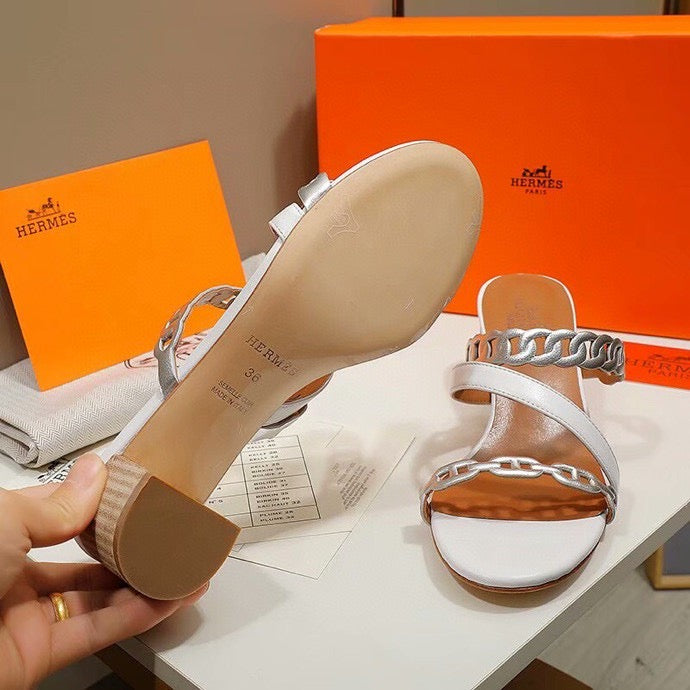 HRM Slippers Sandals White