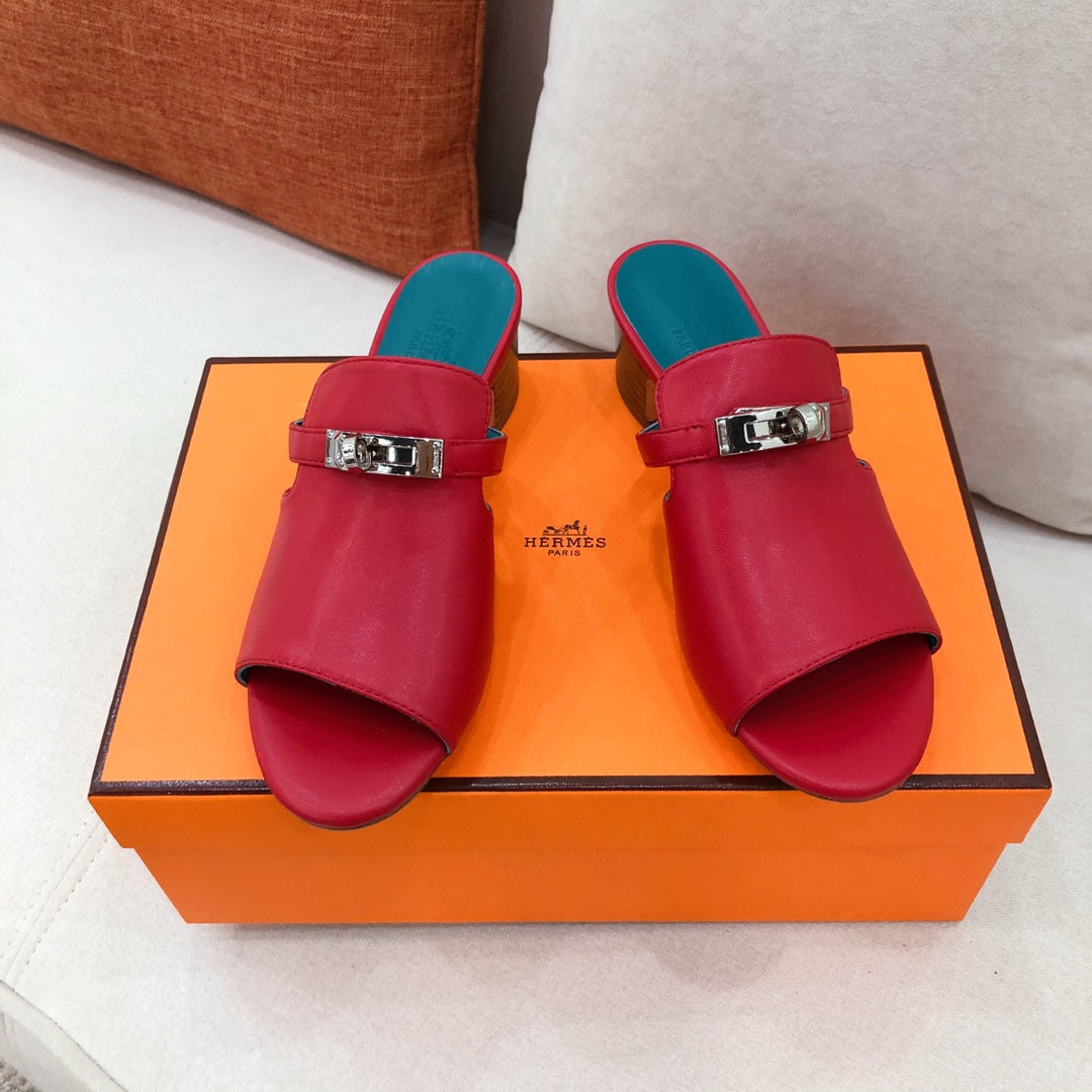 HRM Slippers Red